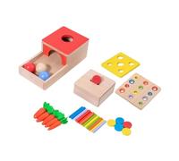FRCOLOR 1 Set Educational Sensory for Sorting Game for Preschool Promotes Hand Eye Coordination for Cognitive Development