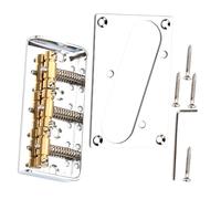 FRCOLOR 1 Set Electric Guitar Bridge Saddle Replacement Precision Height Individual Pitch Control for Tl Models Durable Metal Design