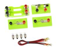 FRCOLOR 1 Set Experimental Battery Holder for Physics Laboratory Education Science Circuit Experiment Kit Teaching Aid for Students Enhance Learning of Basic Electricity Principles