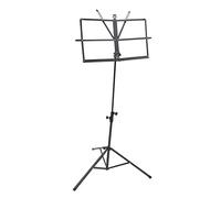 FRCOLOR 1 Set Folding Music Tripod Stand Height Sheet Music Rack for Instruments Black Portable Practical Design for Easy Viewing Suitable for All Musicians