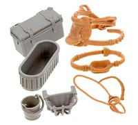 FRCOLOR 1 Set Mini Ranch Model Accessory Set Cognitive for Farm Decoration Realistic Miniature Props for Table Fairy Gardens