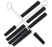 FRCOLOR 1 Set Professional Piano Tuning Kit Essential Tuning Tools with Mute Forks Long Mute Strips Durable Design for Easy Piano Maintenance