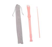 FRCOLOR 1 Set Soprano Recorder for Easy to Play Musical Instrument Pink for Beginners and Promotes Musical Abilities and Hand Coordination