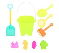 FRCOLOR 1 Set Summer Beach Set for Sand Play Kit with Buckets Molds for Outdoor Fun Pool Parties Beach Activities Promotes Coordination Skills
