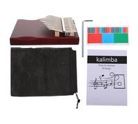 FRCOLOR 1 Set Tone Kalimba Piano for Beginners Creative Wooden Thumb Piano with Beautiful Sound Music for Adults Easy to Play Musical Instrument