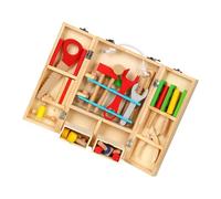 FRCOLOR 1 Set Tool Pretend Role Play Engineering Maintenance for Boys Construction Kit with Storage Suitcase Promotes Creativity Imagination Young Builders