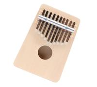 FRCOLOR 10-tone Wooden Kalimba Thumb Piano for Beginners with Beautiful Natural Sound, Portable Small Music Instrument Suitable for DIY and Easy Playing