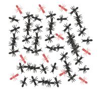 FRCOLOR 1000pcs Realistic Plastic Ant Figures for Halloween and April Fools Day Black and Brown Insect Models for Prank Decorations Educational Garden Ornaments to Stimulate Curiosity and