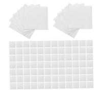 FRCOLOR 1000pcs Silver Aluminum Foil Candy Wrappers with Embossed Texture Precut Chocolate Packaging for DIY Treats for Birthdays Weddings and Parties