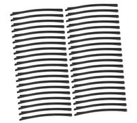 FRCOLOR 100pcs Black Curved Bobby Pins for Women, Alloy Hair Styling Clips with Super Grip, Compact and Portable, for Weddings and Parties, Classic Fashionable Design
