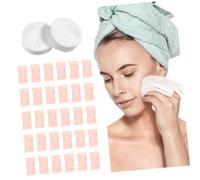 FRCOLOR 100pcs Compressed Facial Cleansing Towels Travel Camping Lint Wipes Cotton Towel Tablets Disposable Coin Tissues