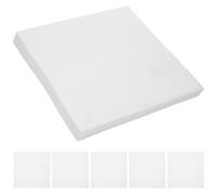 FRCOLOR 100pcs Disposable Bird Cage Mats White Paper Liners Breathable and Convenient Bird Cage Liners for Easy Cleaning and Maintenance
