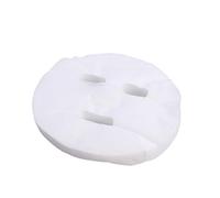 Frcolor 100pcs Disposable Facial Mask White Cosmetic Enlarged Cotton Facial Mask Sheet