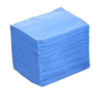FRCOLOR 100pcs Disposable Massage Table Sheets Blue Nonwoven Bed Covers for Spa Salon Texture Massage Bed Sheets for Client Comfort Easy Cleanup for