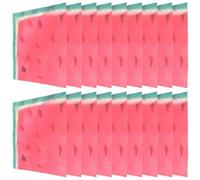 FRCOLOR 100pcs Disposable Napkins with Refreshing Watermelon Pattern Soft and Absorbent Paper Napkins for Parties and Everyday Use