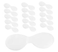 FRCOLOR 100pcs Disposable Non-Woven Eye Mask Sheets Pure Cotton DIY Eye Patch Paper for Skin Care High Absorption