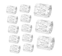 FRCOLOR 100pcs Dreadlock Hair Extension Rings Braids Accessories for Crochet Passion Twist Hair Soft Metal Adjustable Braid Cuffs