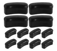 FRCOLOR 100pcs Eyelash Curler Pads Rubber Refillable Eye Curler Refill Pads Black Soft Convenient Change Design Maintains Shape and Grip for Everyday Personal Care and Travel