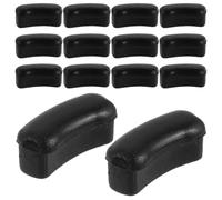 FRCOLOR 100pcs Eyelash Curler Replacement Pads Black Rubber Soft Lash Curler Refill Pads with Precision Fit and Convenient Change Design for Travel and Everyday Personal Care