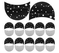 FRCOLOR 100Pcs Eyeshadow Shields Nonwoven Fabric Precision Makeup Patches for Eye Protection and Accurate Application Convenient Assist Tools for Eyeliner Stencil and Hooded Eyes Makeup