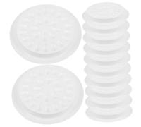 FRCOLOR 100pcs Flower-shaped Eyelash Glue Tray Holder Pads Disposable False Lash Adhesive Tray Glue Pallet Pad for Eyelash Extensions Lash Extension Supplies