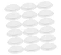 FRCOLOR 100pcs Flower-shaped Lash Glue Holder Cups Stable Eyelash Extension Adhesive Trays Without Base Portable Lash Glue Containers for Precise Grafting and Spill Prevention in Salon and