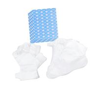 FRCOLOR 100pcs Gloves 300pcs Foot Covers 400pcs Stickers Pedicure Foot Mask Cover Waterproof Foot Cover for Hand Foot Care Disposable Foot Film Set
