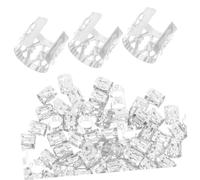 FRCOLOR 100pcs Hair Jewelry for Women Braids Silver Dreadlock Hair Extension Ring Adjustable Braid Cuffs Dreadlocks Jewelry