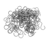 FRCOLOR 100pcs High Temperature Resistant S Hooks Kiln Suspension Hooks for Ceramic Jewelry Firing Pottery Wire for Glass Fusing and Ornament Crafting