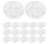 FRCOLOR 100pcs Invisible Snap Buttons 13mm for Shirt Coat Sewing Fasteners DIY Clothes Buttons Suitable for Tailoring and Garment Repairs