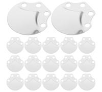 FRCOLOR 100Pcs Medieval Scale Armor Plates DIY Historical Costume Armor Material Silver Mirror Finish for Knights Roleplay Fantasy Crafting Supplies Cosplay and Party Use