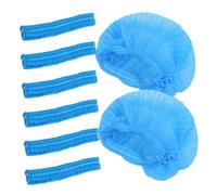 FRCOLOR 100pcs Mesh Hair Nets for Women Disposable Sanitary Head Cover Non-Woven Elastic Hair Caps Hairnets for Bun