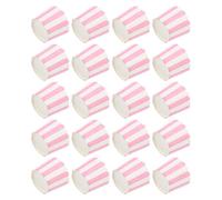 FRCOLOR 100pcs Pink Heat-Resistant Disposable Paper Wave Shape Cake Cups for Baking and Party Use, Greaseproof Muffin Cases and Cupcake Liners