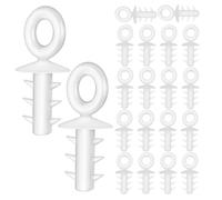 FRCOLOR 100pcs Plastic Christmas Ornament Caps 1.8x0.8cm for Foam Balls | Spiked Top Cover, Plastic Finish, for Homes and Businesses, Christmas Decoration Accessory