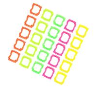 FRCOLOR 100pcs Plastic Vampire Teeth Halloween Cosplay Fangs for Adults Family Dress Up Party Favors Pretend Play Accessories Spooky Costume Props