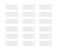 FRCOLOR 100pcs Plush Whistle Inserts, Plastic Squeaker Replacement for DIY Plush Animal Accessories, 2.9x1.1cm Plastic Sound Makers for Pet and Ball