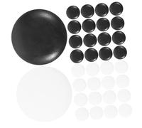 FRCOLOR 100pcs Resin Go Chess Pieces Craft Game Stones Diameter Black White for Home School Go Clubs