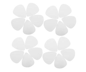 FRCOLOR 100pcs Stainless Steel Guitar Picks Smooth Edge for Electric Acoustic Guitars Bass Picks for Country Music Styles