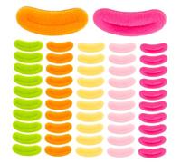 FRCOLOR 100Pcs Thick Plush Doll Lips Replacement Soft Animal Puppet Mouth Parts for Stuffed Repair DIY Craft Accessories with Sausage Design Suitable for Handmade Plushies