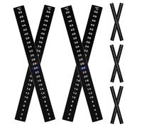 FRCOLOR 10pcs Adhesive Pet Mason Jar Strips for Homebrew Fermenter and Fermentation Crock, Precise Temperature Indicator and Easy to Clean, for Homebrew and Yogurt Brewing