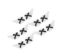 FRCOLOR 10pcs Angel Wing Hair Clips Bowknot Barrettes for Girls Minimalist Hair Accessories Non-slip Plush Daily Party Use