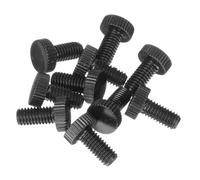FRCOLOR 10pcs Black Metal Tremolo Bridge Screws Guitar Parts Replacement Hardware for Electric Guitar String Height and Precise Pitch Control