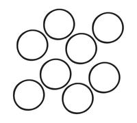 FRCOLOR 10pcs Black Rubber Elastic Bands Replacement for Microphone Shock Mounts with Wide Compatibility and Shock Absorbing Features for Studio and Broadcasting Use