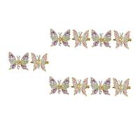 FRCOLOR 10pcs Butterfly Clips for Women Girls Fashion Hair Accessories Fine Hair Clips