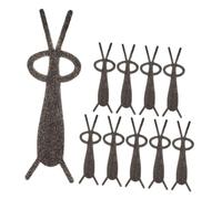 FRCOLOR 10pcs Cat Eye Nail Magnet Clips Y-shaped Heart-shaped Iron Tools for Gel Polish Effects Magnetic Nail Art Accessories with Romantic Rabbit Design Compatible with All Cat Eye Gel