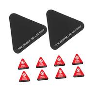 FRCOLOR 10pcs Color-changing Hot Surface Warning Stickers High Sensitivity Thermal Labels for Scald Prevention Rapid Temperature Response Adhesive Caution Decals to Avoid Contact Burns in