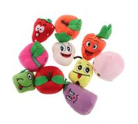 FRCOLOR 10pcs Finger Puppets Soft Fruit Design Interactive Storytelling for Early Education and Emotional Development