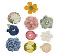 FRCOLOR 10pcs Hairpin Set Flower Hair Clips for Baby Girls Bang Clip for Little Girls Bobby Pin Baby Mixed Colors