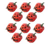 FRCOLOR 10pcs Halloween Themed Pumpkin Hair Clips for Non Slip Alligator Hairpins Lightweight Costume Accessories for Cosplay Party and School Events