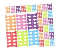 FRCOLOR 10pcs Heart Shaped Soft Sponge Nail Art Toe Separators Cushions Finger Dividers for Manicure Pedicure Nail Salon Accessories Comfortable Resilient for Women Men
